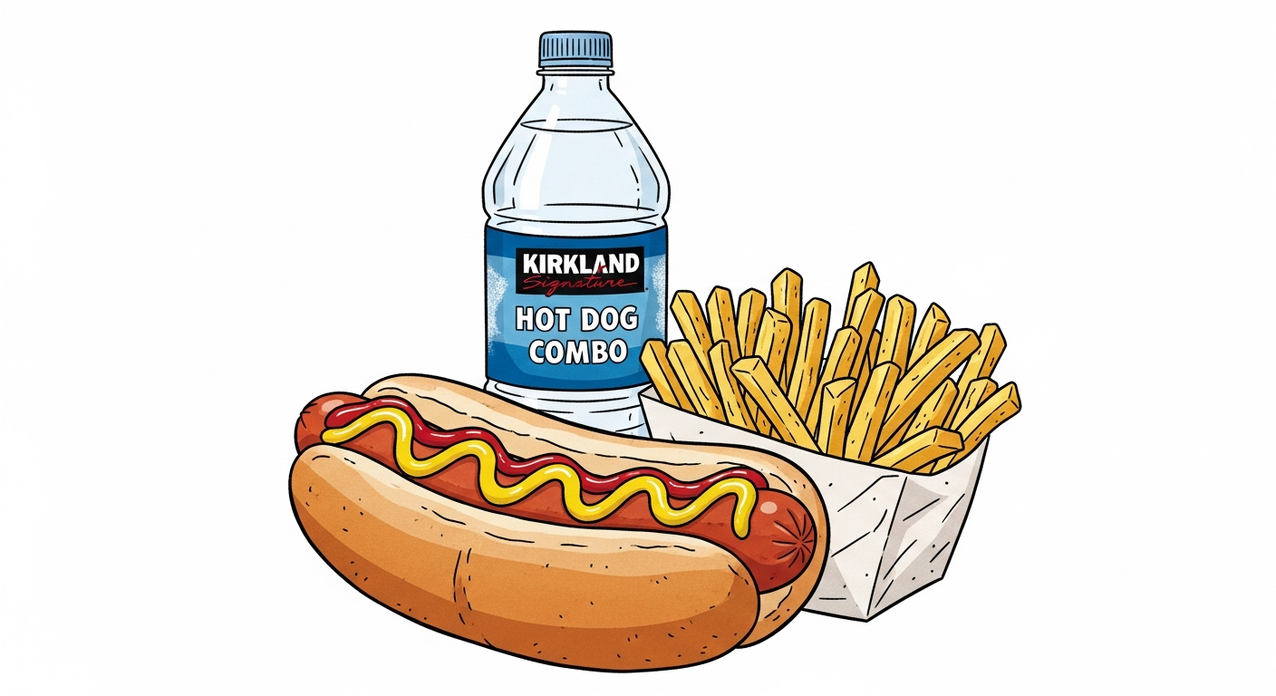Costco Adds Water Option to Iconic $1.50 Hot Dog Combo