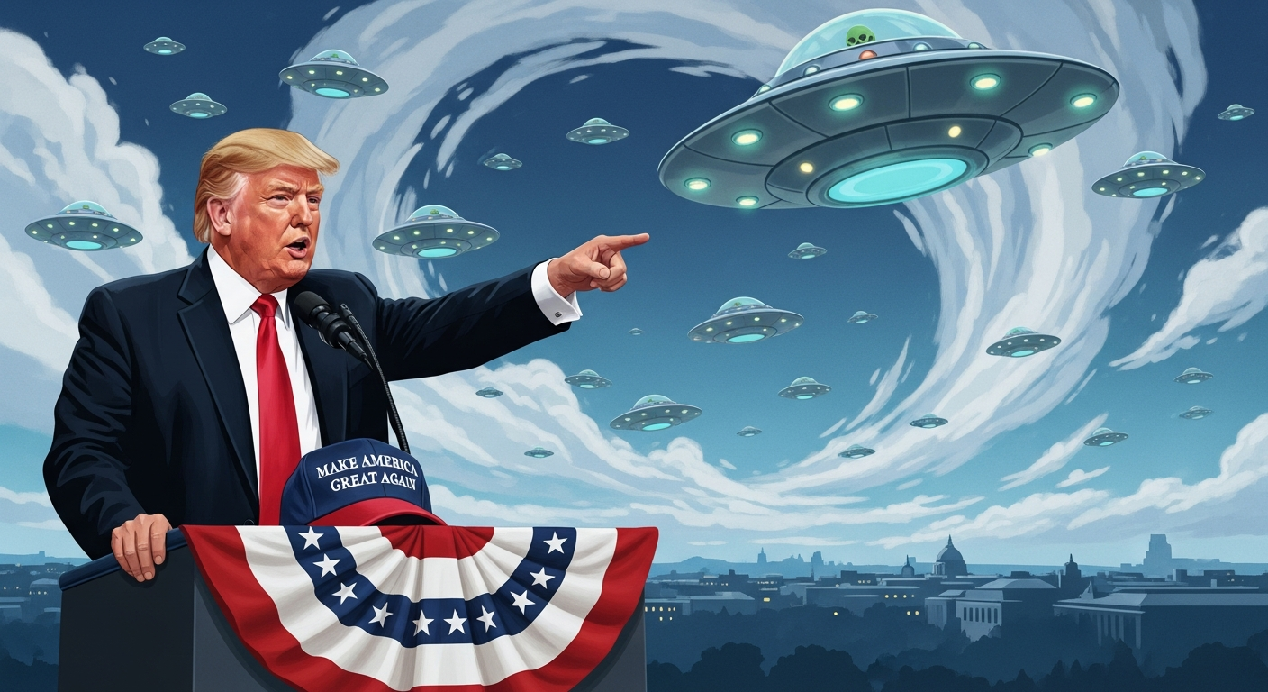 President Trump Announces Upcoming UFO File Releases