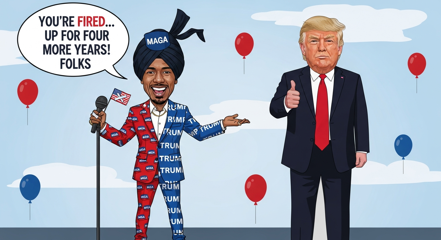 Nick Cannon Expresses Support for President Trump's Second Term