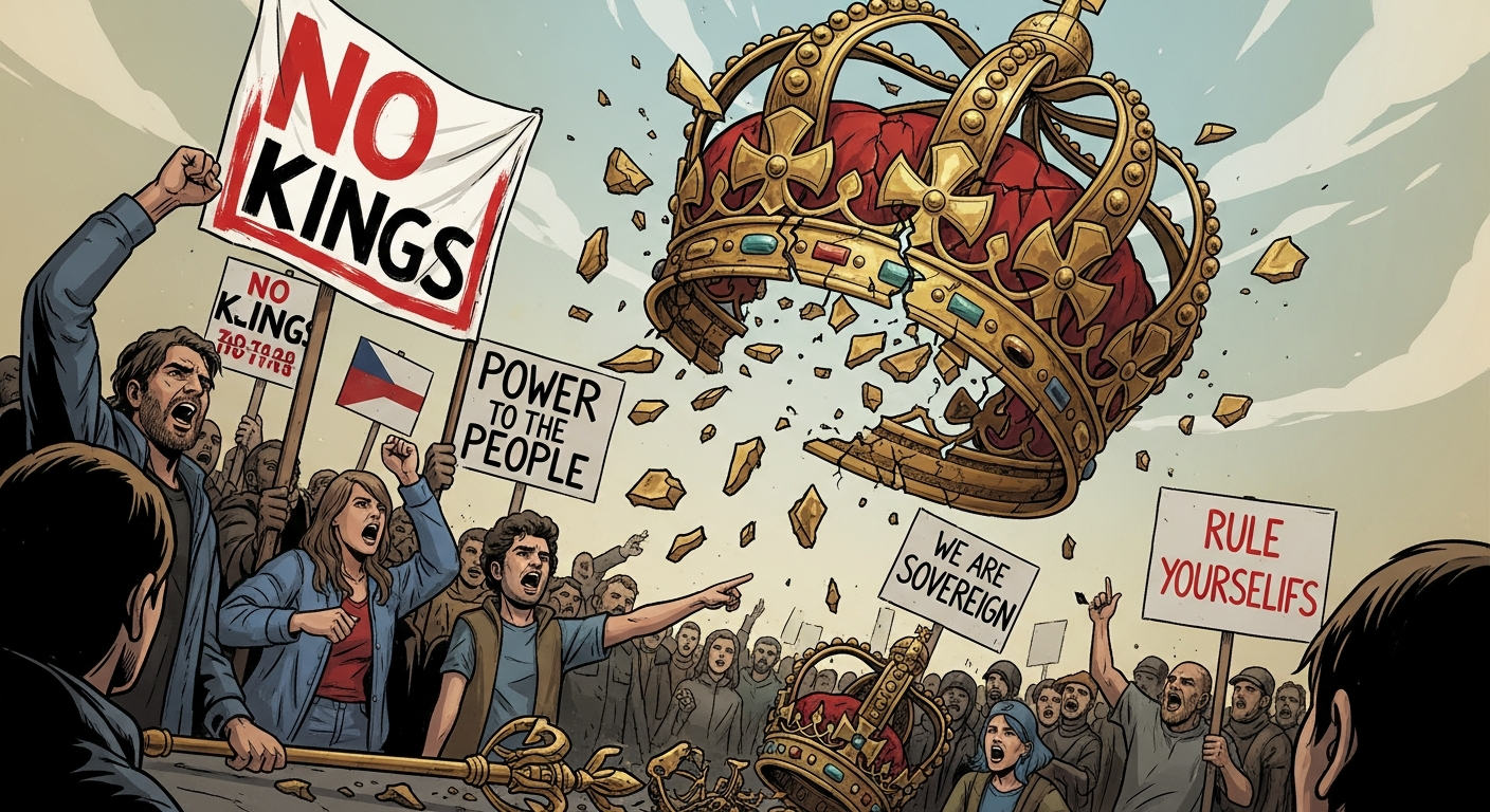 "No Kings" Protests Sweep U.S. Amid Clashes with Law Enforcement