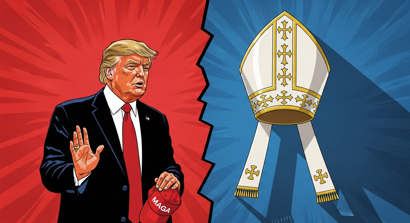 Trump-Pope Feud Deepens Partisan Divide