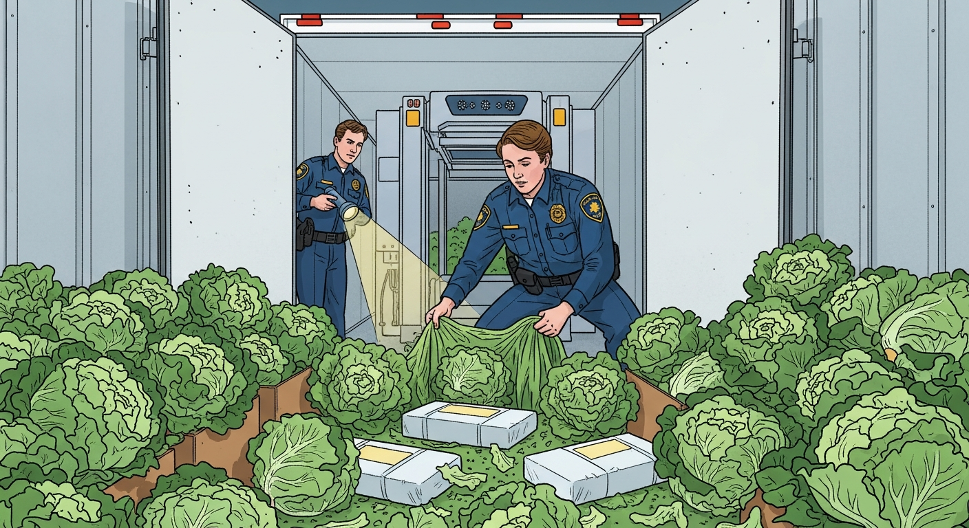 CBP Seizes Over 1,600 Pounds of Meth in Lettuce Shipment