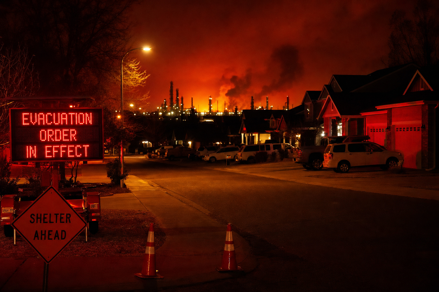 California Chemical Tank Threat Prompts Mass Evacuation