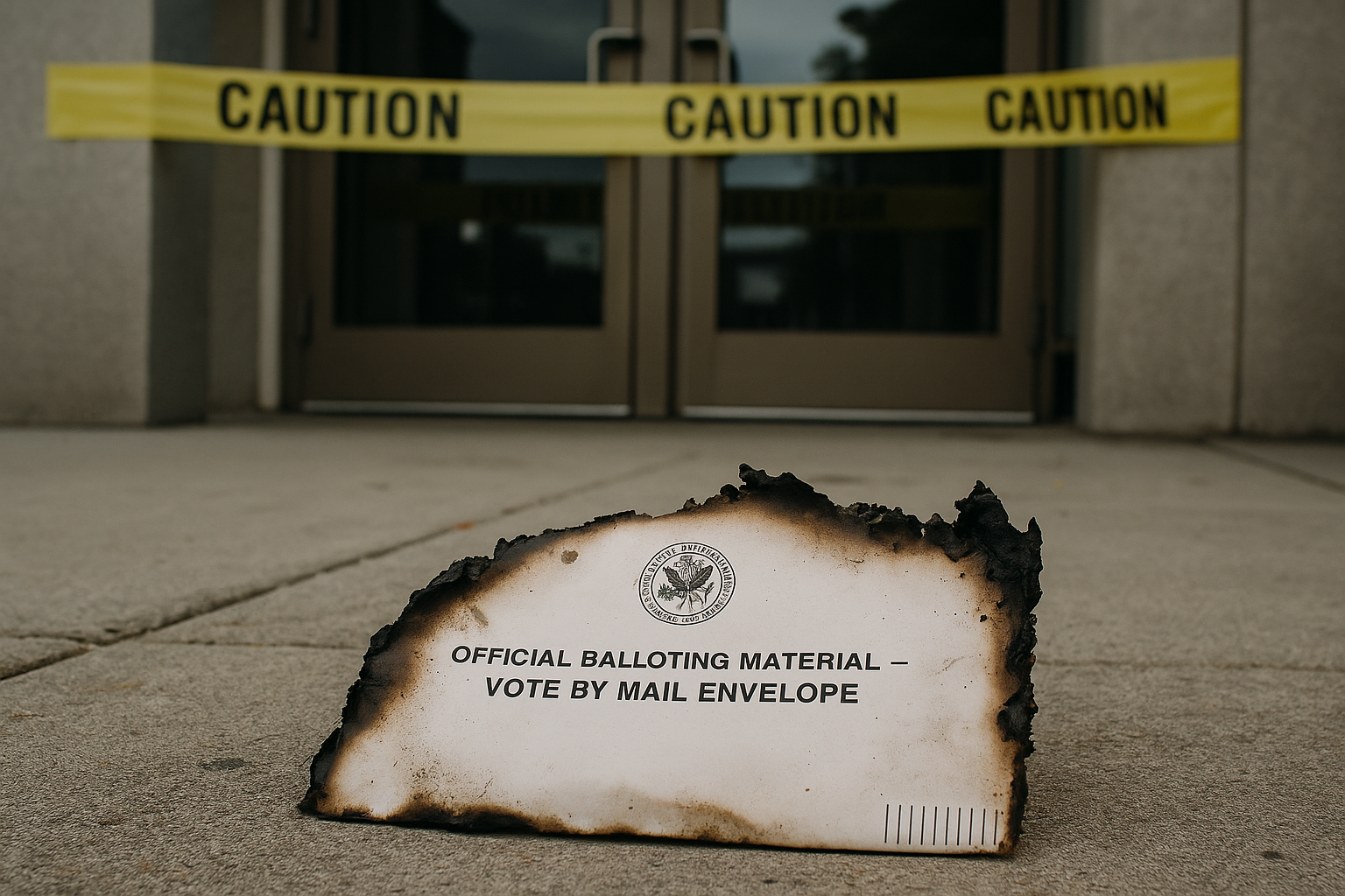 LA County Investigates Burned Ballots, Vote Center Vandalism