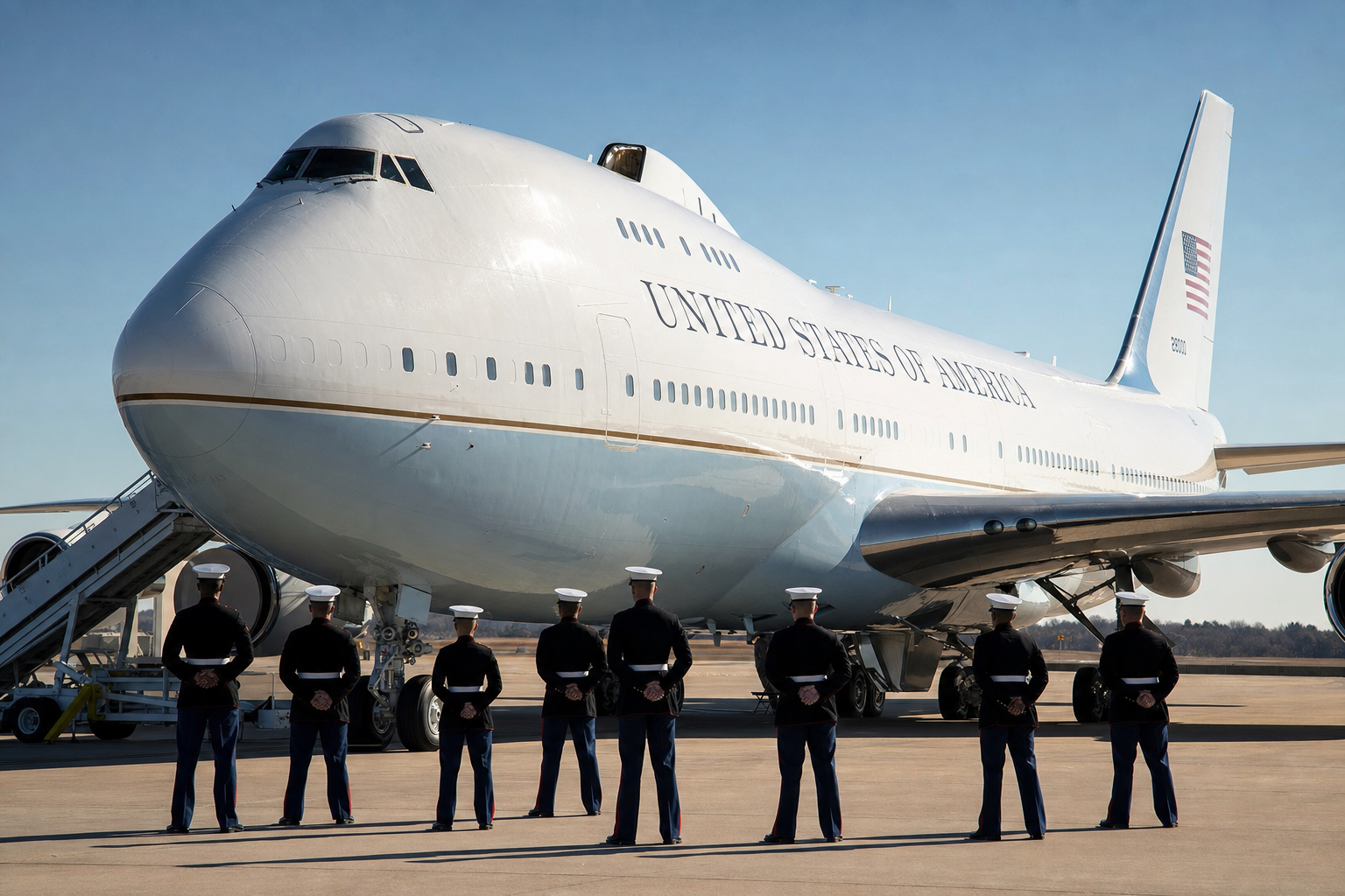 President Trump Unveils New Air Force One Gifted by Qatar