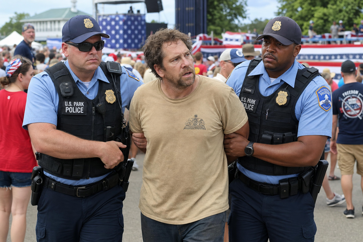 Arrest Made at Trump's National Mall Fair