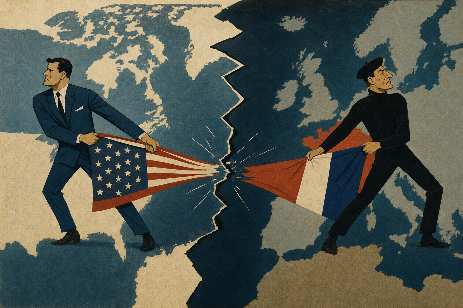 Report: French President Prepared for US Conflict