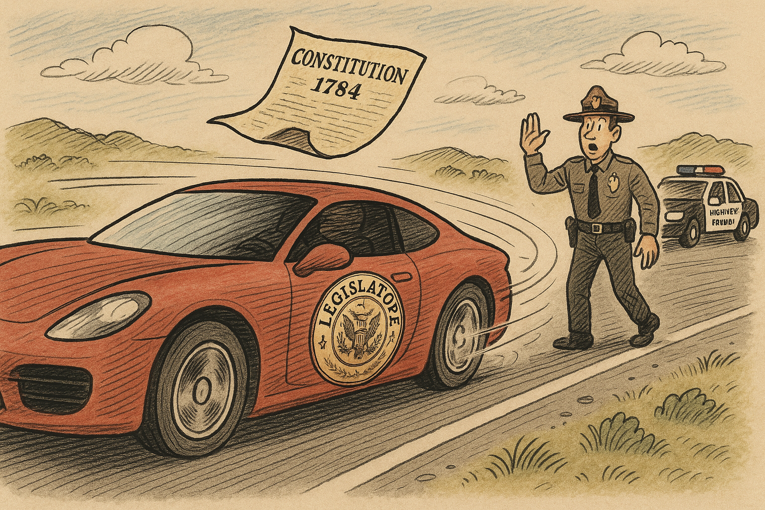 NH Lawmaker Cites Constitution Against Speeding Charges
