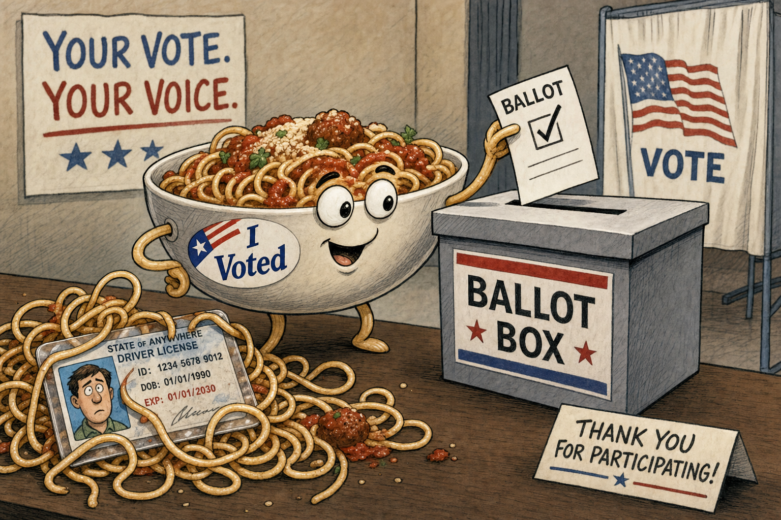 WH Official Links Olive Garden ID to Election Security Debate