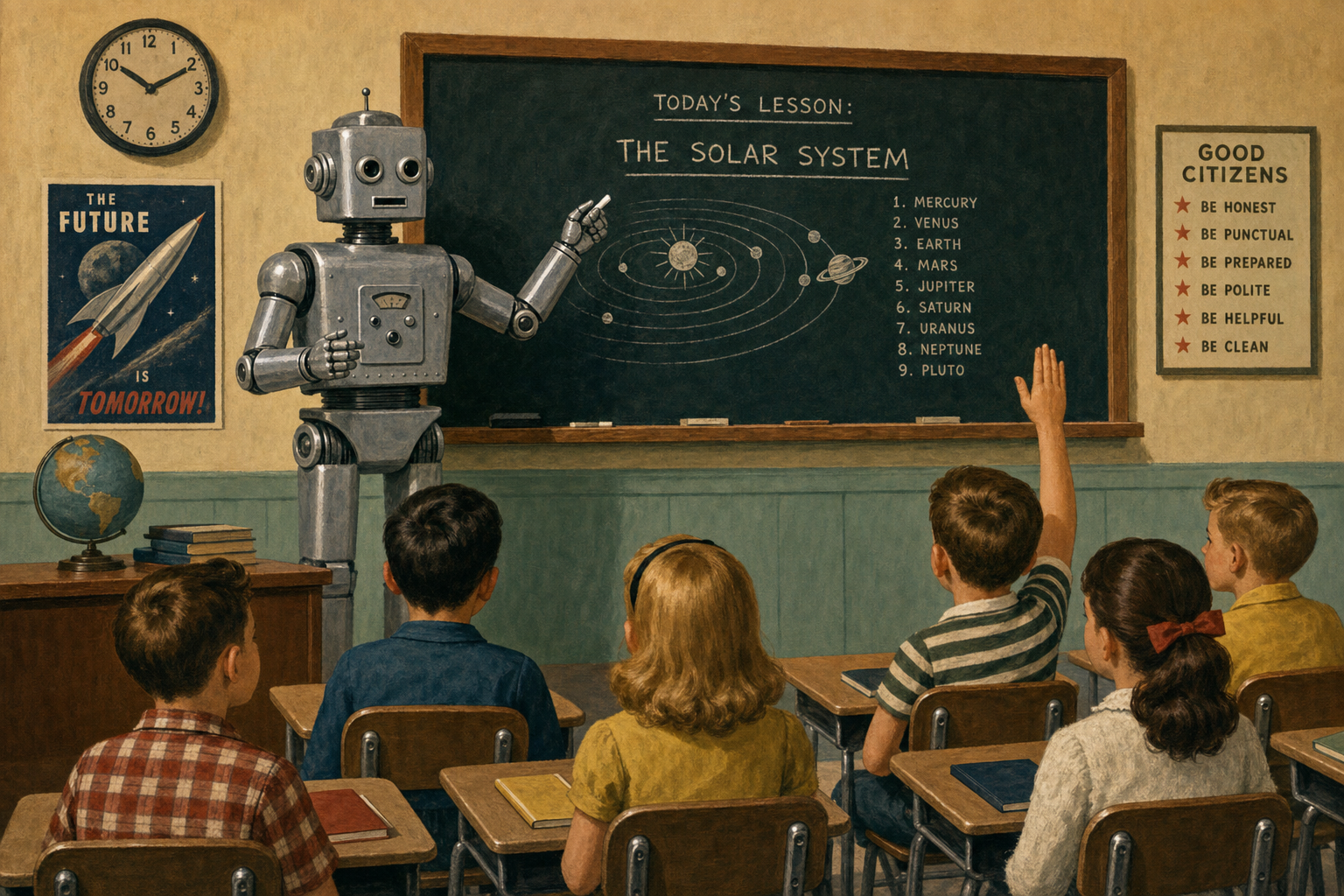 New York District Unveils AI Robot Teacher, Ignites Debate