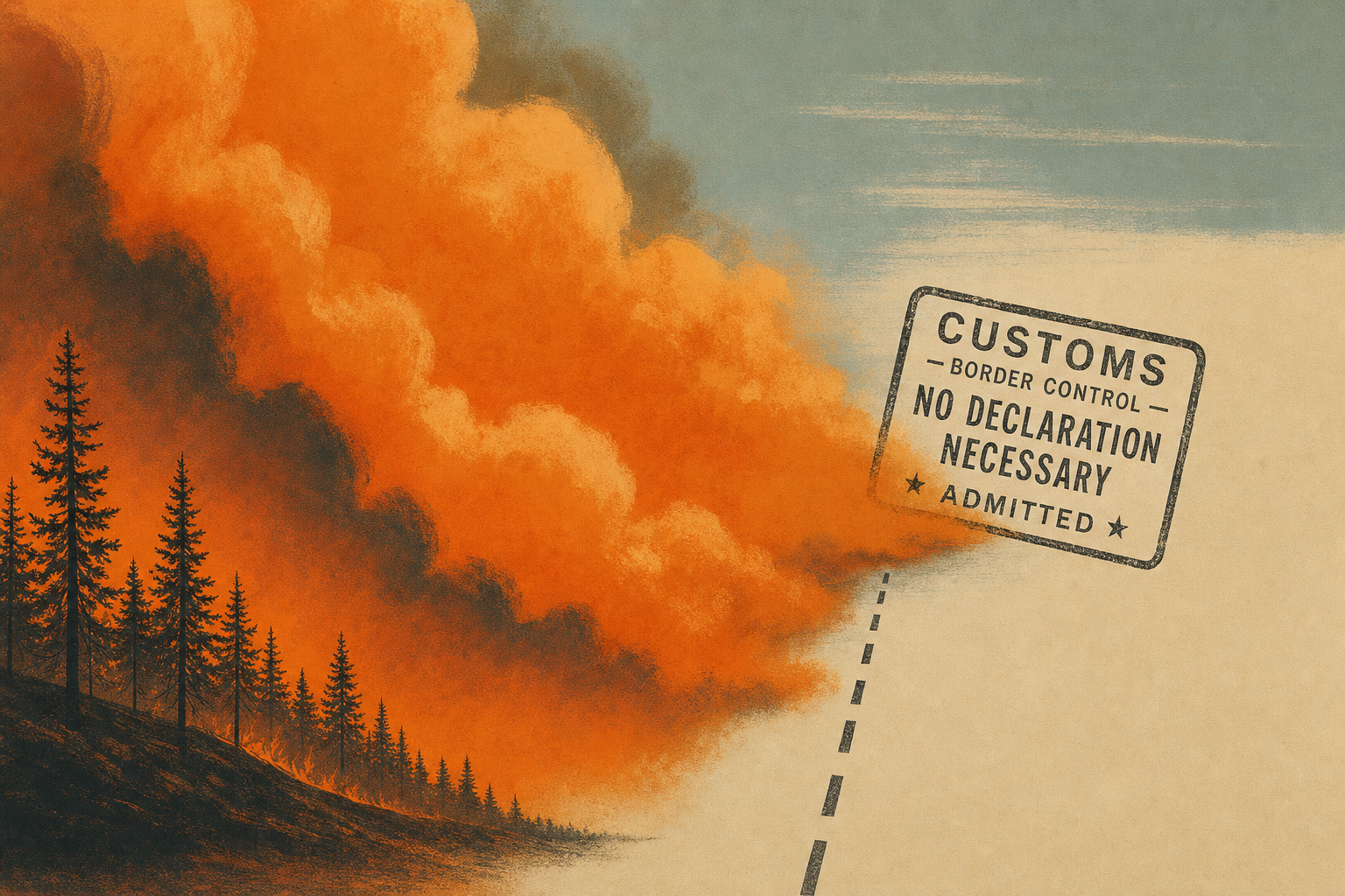 President Trump Considers Tariffs on Canada Over Wildfire Smoke
