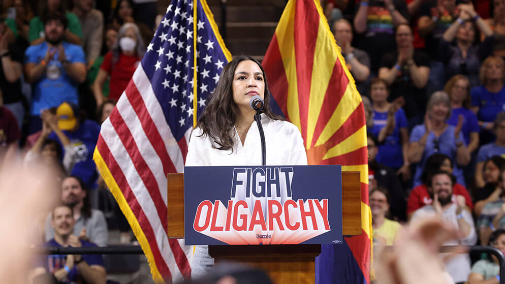 AOC's Campaign Tweet Sparks Capitalization Controversy