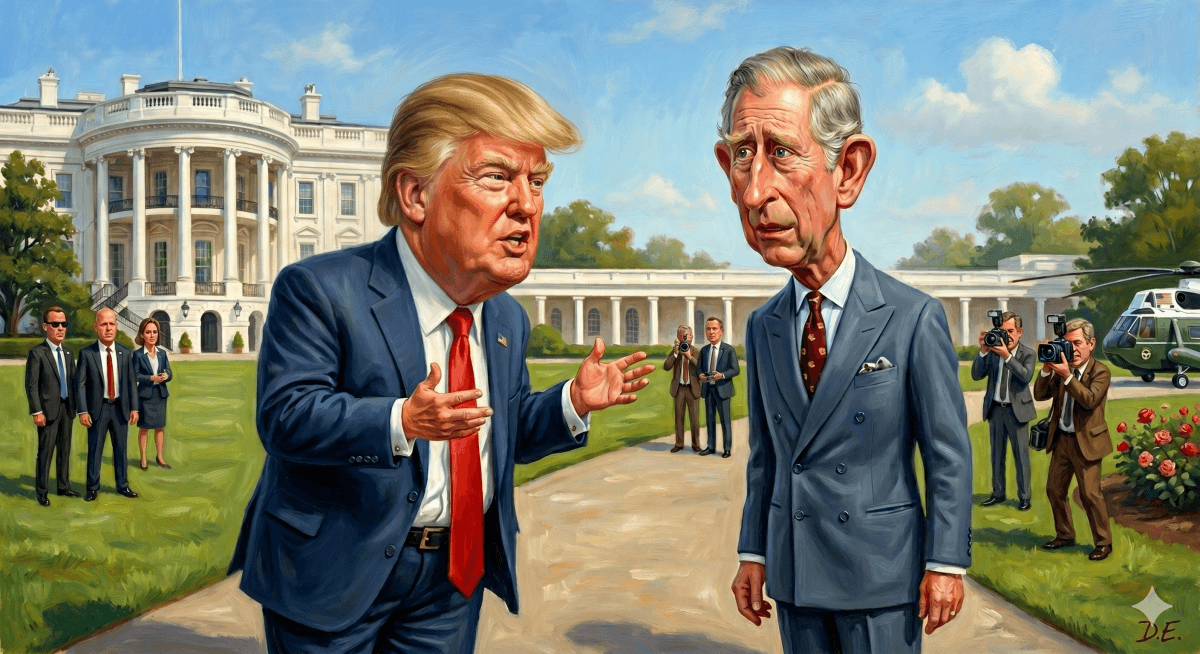 Lip Reader Reveals Trump, King Charles Private Exchange