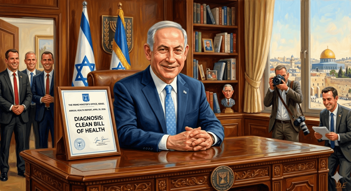 Netanyahu Discloses Successful Prostate Cancer Treatment