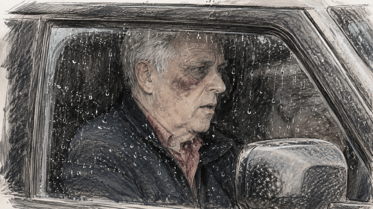 Prince Andrew Photographed With Unexplained Facial Mark