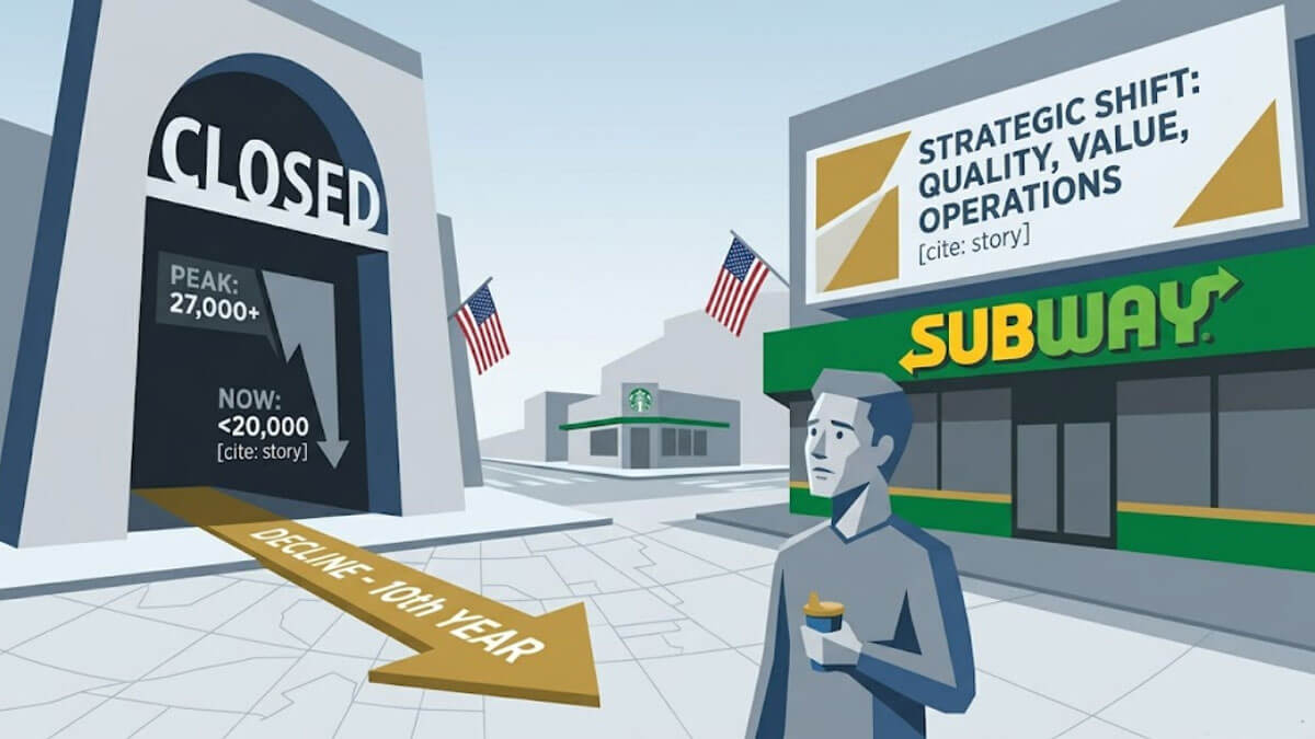 Subway Shrinks US Footprint Amid Broader Fast Food Shifts