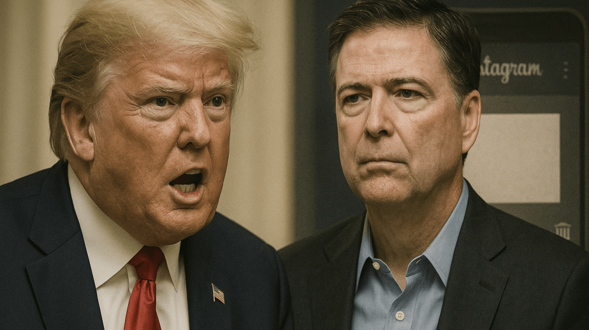 Trump Accuses Comey of Veiled Assassination Threat on Instagram