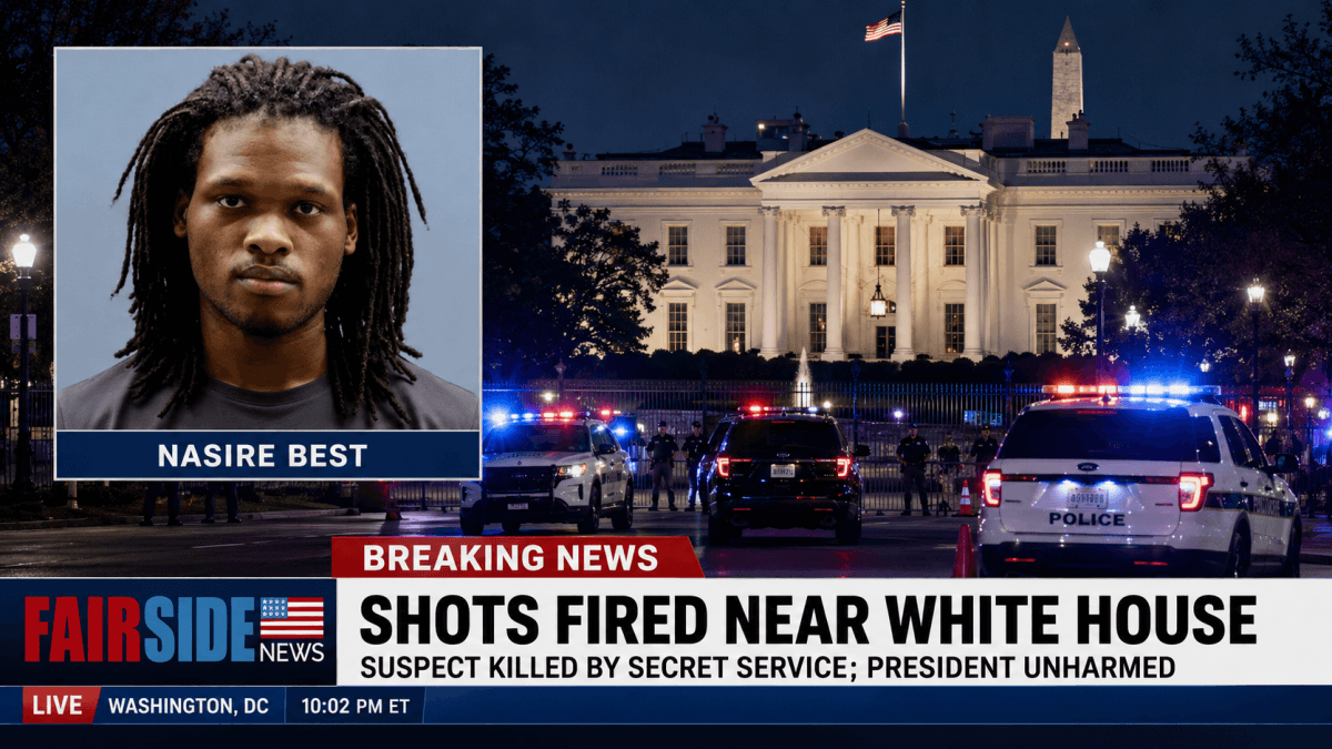 White House Gunman Identified, Had History of Mental Illness