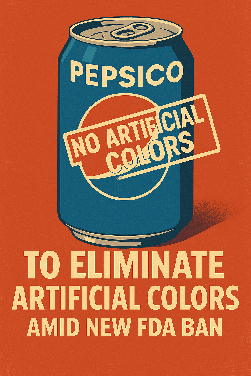 PepsiCo to Eliminate Artificial Colors Amid New FDA Ban